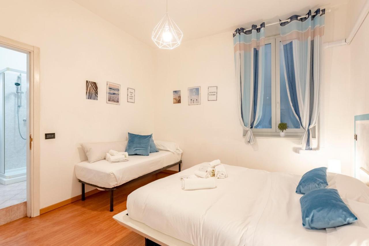 Mazzini 12 Very Central Apartment With Private Garage, Air Conditioning, Wifi, Just 50 Meters From The Beach Rapallo Extérieur photo
