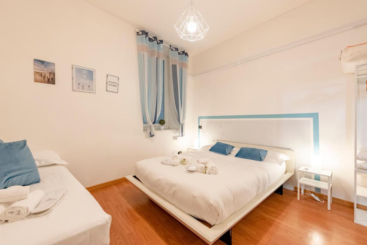 Mazzini 12 Very Central Apartment With Private Garage, Air Conditioning, Wifi, Just 50 Meters From The Beach Rapallo Extérieur photo